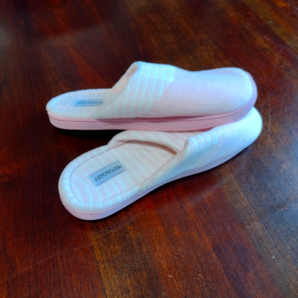 Pink slippers house shoes